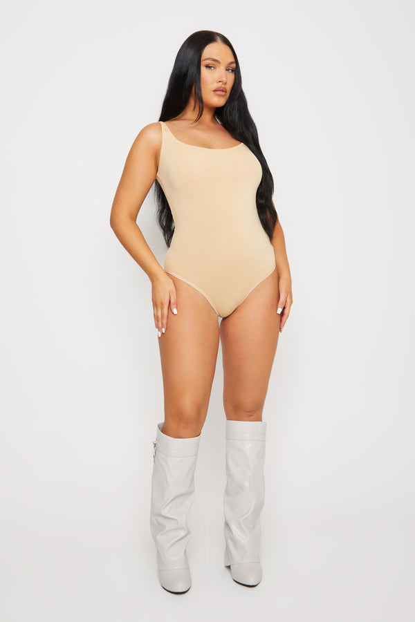 Pindydoll Kiera Beige Stretch Bodysuit