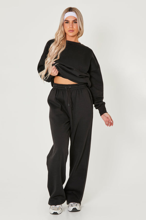 pindydoll Lulu Black Flare Joggers