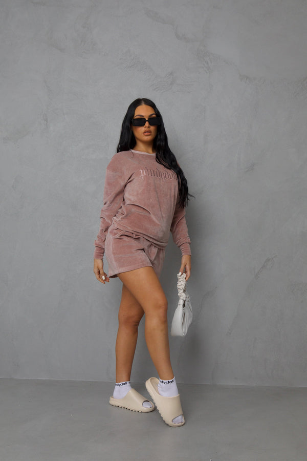 Pindydoll Luna Fawn Velour Lounge Set