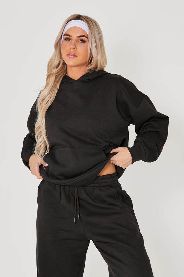 Pindydoll Melissa Black Oversized Hoodie