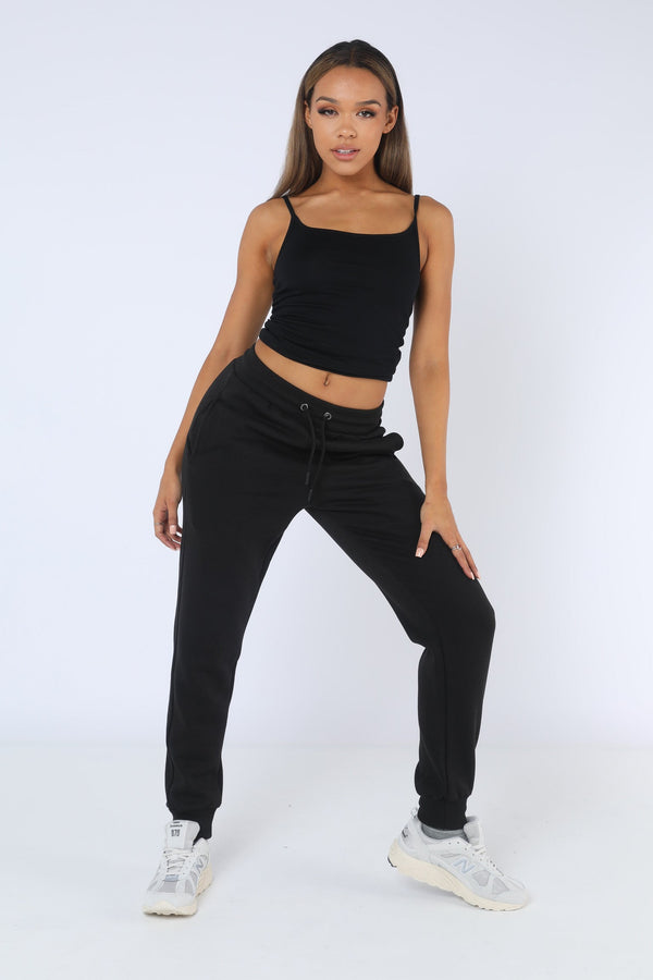 pindydoll Realm Black Slim Joggers