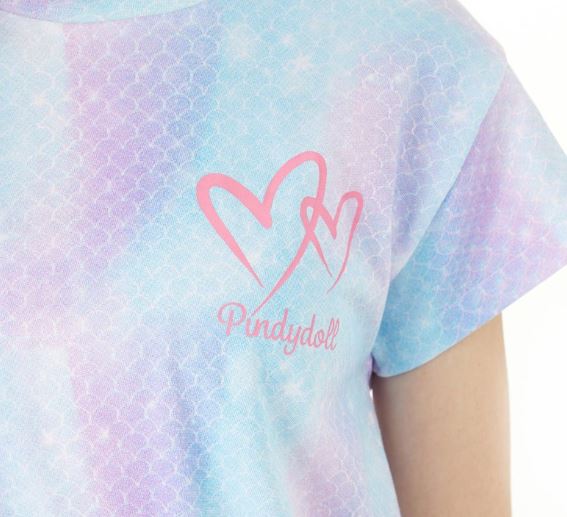 Pindydoll Romilly Multi Girls Short And Tee Set