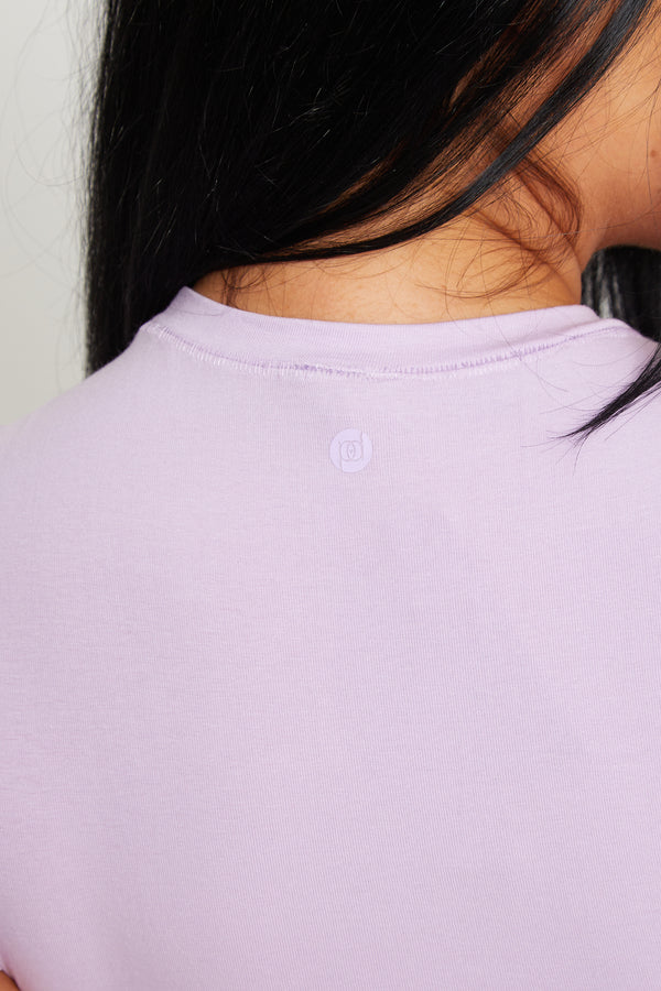 Pindydoll Sansa Orchid Bloom Stretch Jersey Fitted Tee