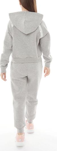Pindydoll Silvie Girls Grey Marl Hoodie And Joggers Set Tracksuit