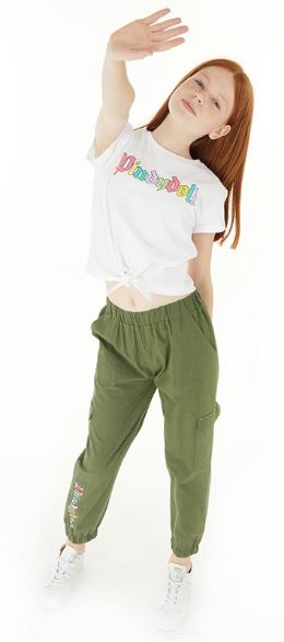 pindydoll Tasmin Girls Woven Pants And T-Shirt Co-Ord Set