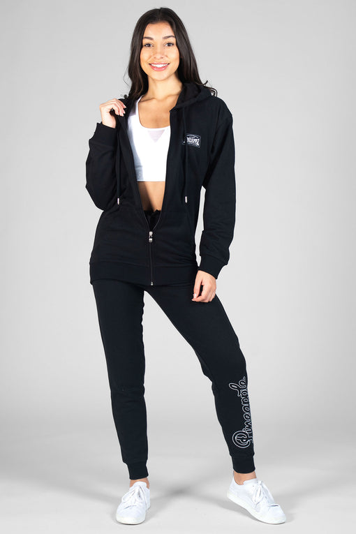 Pineapple Badge Zip Hoodie