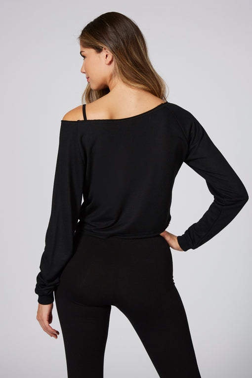 Pineapple Crop Retro Off Shoulder Top