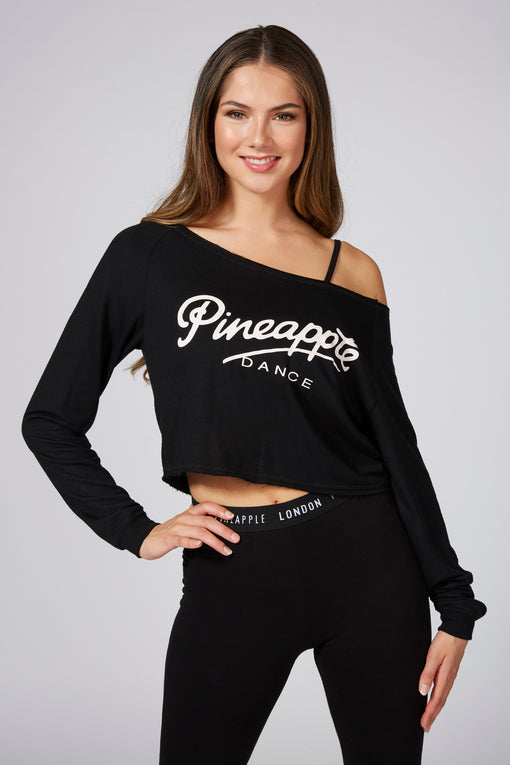 pineapple Crop Retro Off Shoulder Top