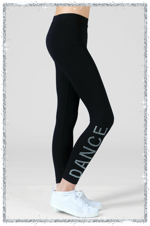 pineapple Diamante Dance Leggings
