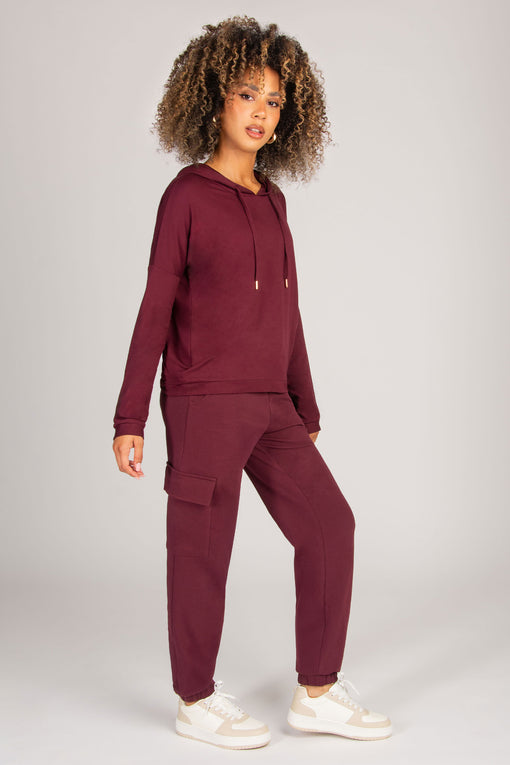 Pineapple Dip Hem Hoodie