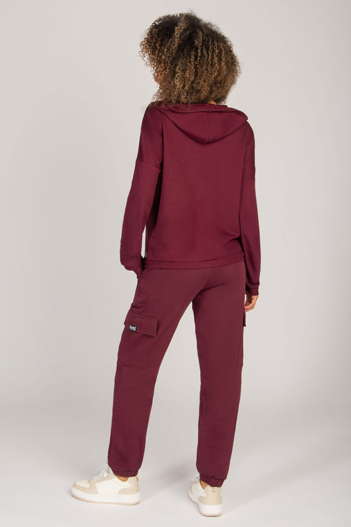 Pineapple Dip Hem Hoodie