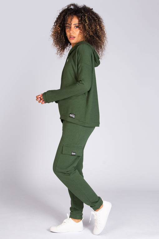 Pineapple Dip Hem Hoodie