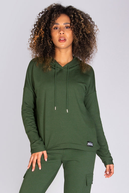 pineapple Dip Hem Hoodie