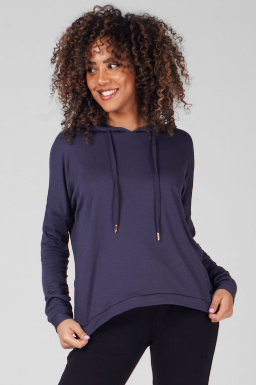 Pineapple Dip Hem Hoodie