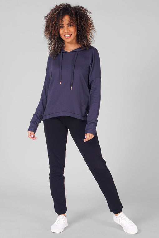 Pineapple Dip Hem Hoodie