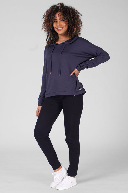 Pineapple Dip Hem Hoodie