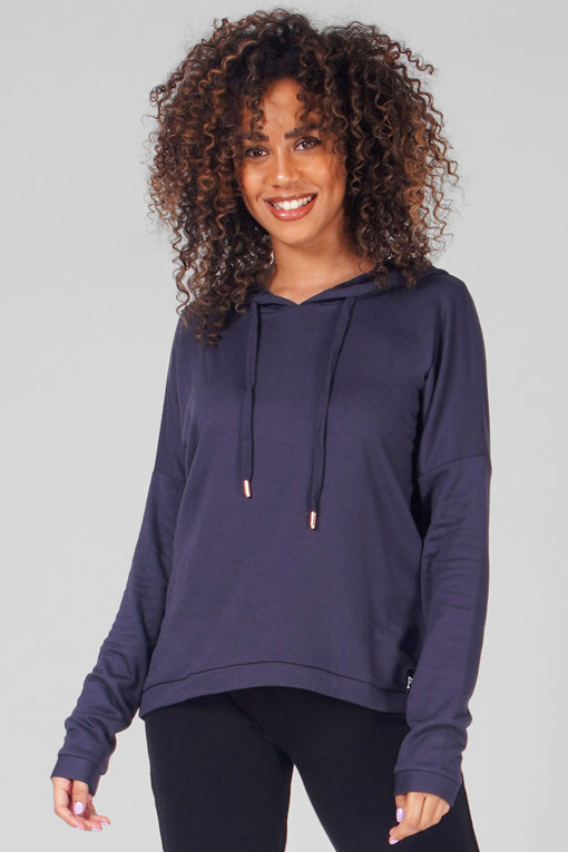 pineapple Dip Hem Hoodie