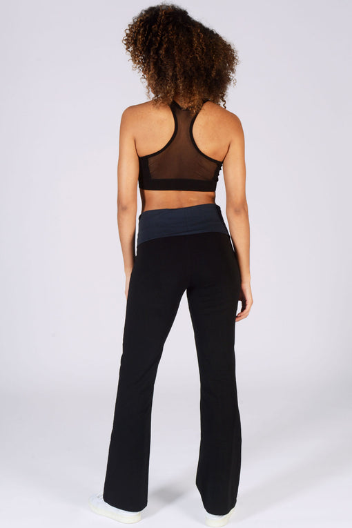 Pineapple Fold Waistband Jersey Trousers