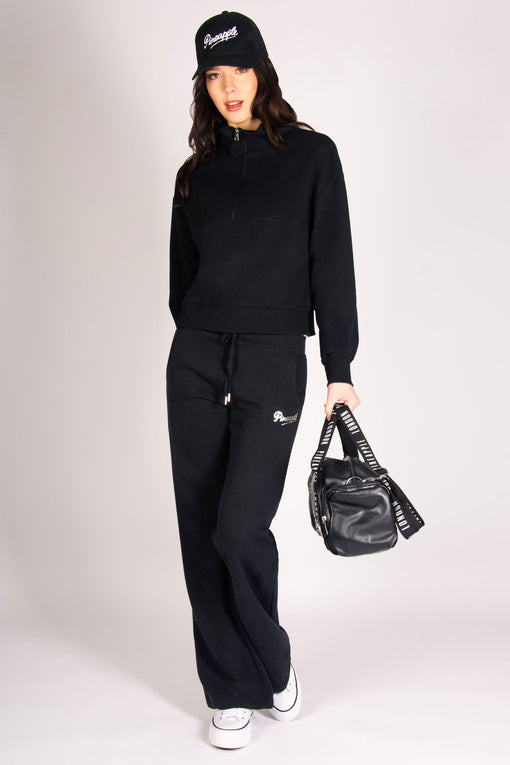 Pineapple Funnel Neck Half Zip Sweatshirt