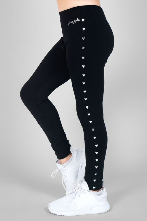 Pineapple Heart Stud Leggings
