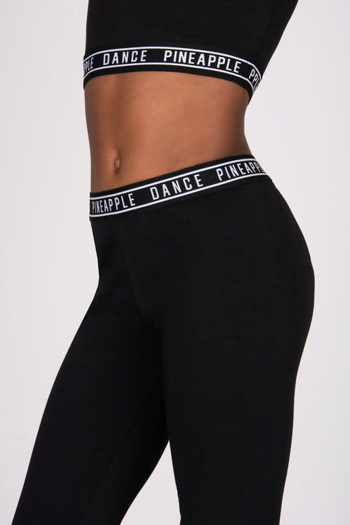 Pineapple Jacquard Tape Hem Leggings