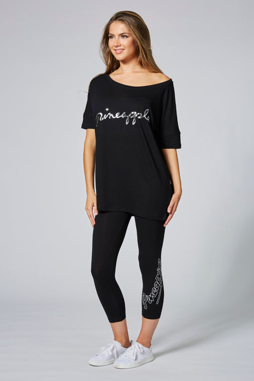 Pineapple Jersey Loose Fit T-Shirt