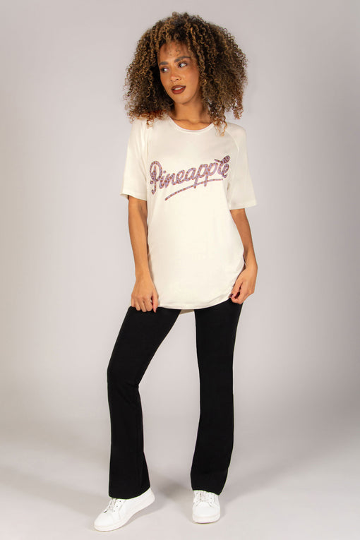 Pineapple Logo Boyfriend T-Shirt