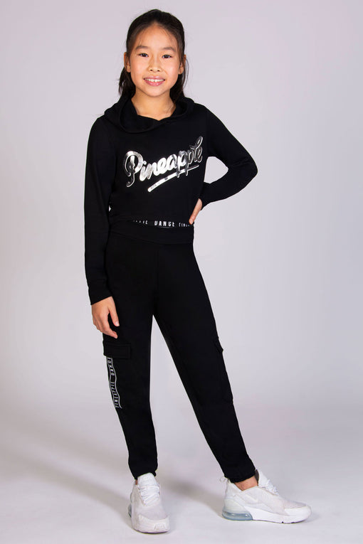 Pineapple Logo Crop Hoodie