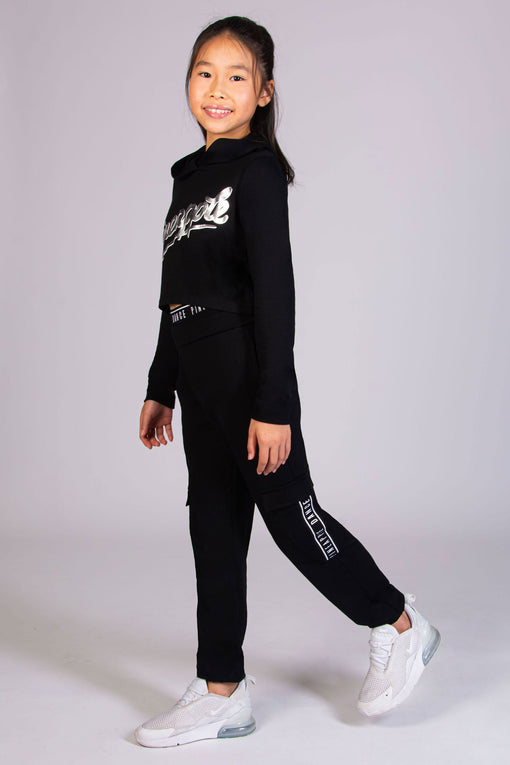 Pineapple Logo Crop Hoodie