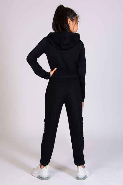 Pineapple Logo Crop Hoodie