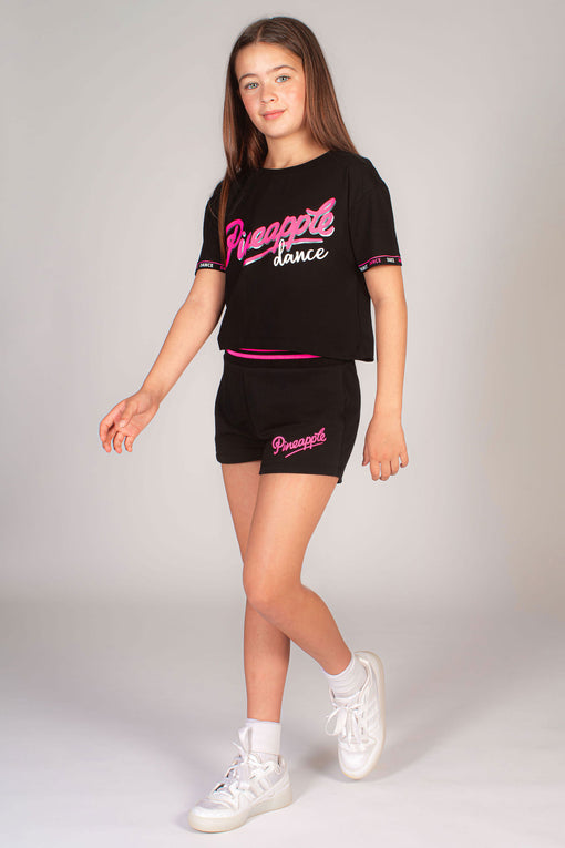 Pineapple Logo Dance Crop T-Shirt