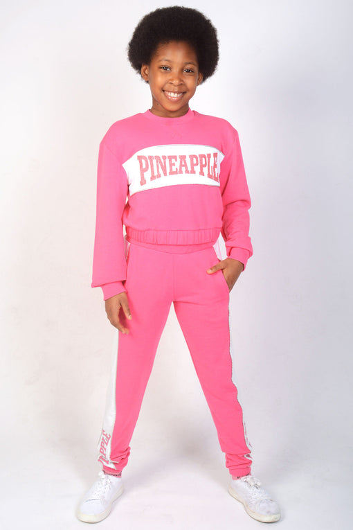 Pineapple Logo Panel Joggers