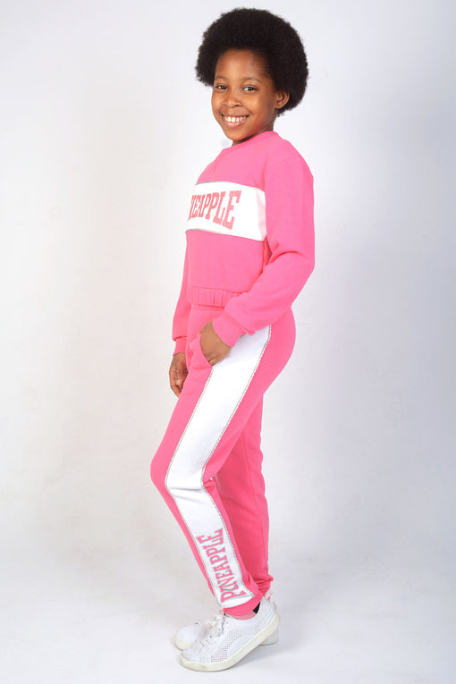 Pineapple Logo Panel Joggers