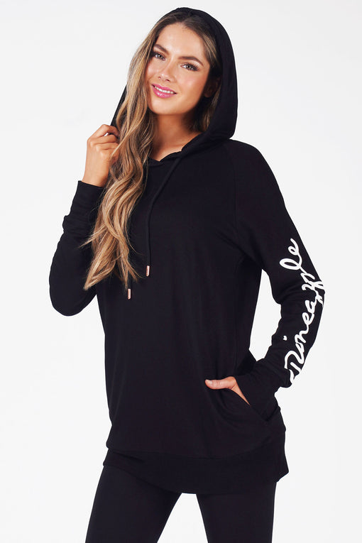 pineapple Longline Hoodie