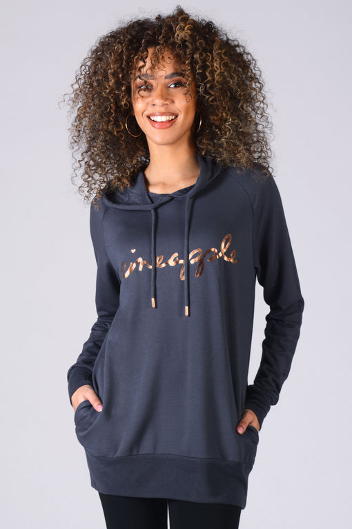 pineapple Longline Hoodie