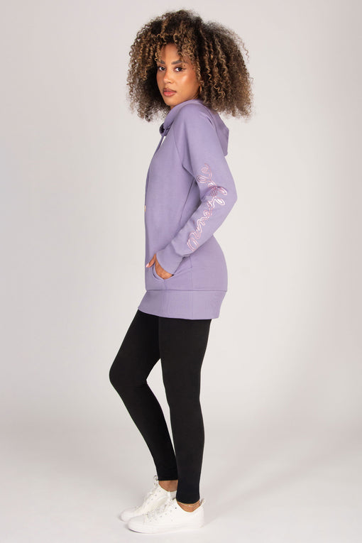 Pineapple Longline Logo Hoodie