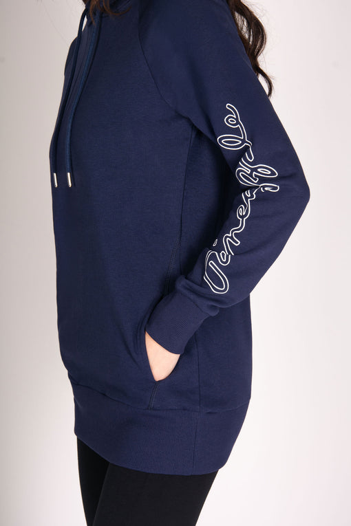 Pineapple Longline Logo Hoodie