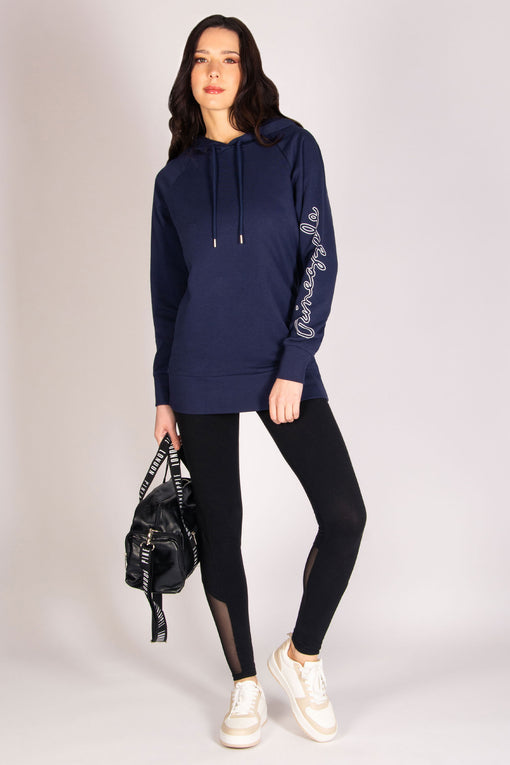 Pineapple Longline Logo Hoodie