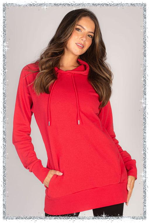 pineapple Longline Logo Hoodie