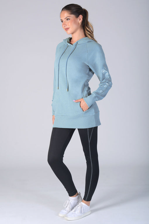 Pineapple Longline Logo Hoodie