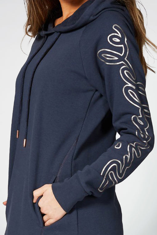 Pineapple Longline Logo Hoodie