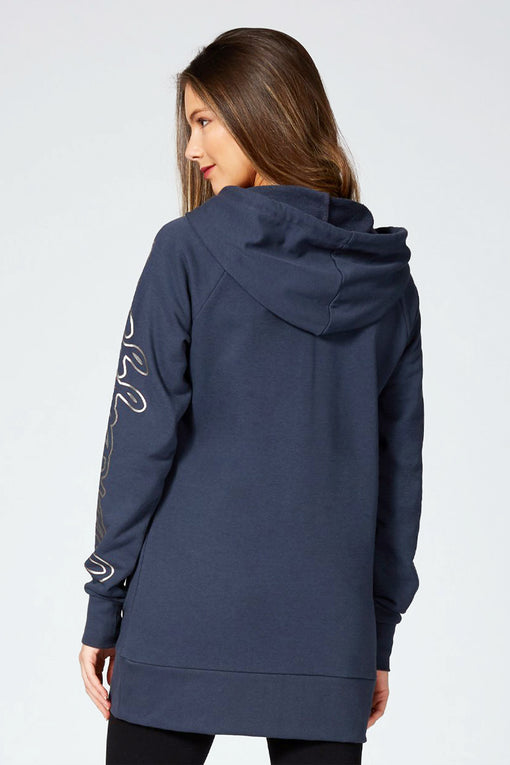 Pineapple Longline Logo Hoodie