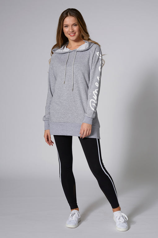 Pineapple Longline Logo Hoodie