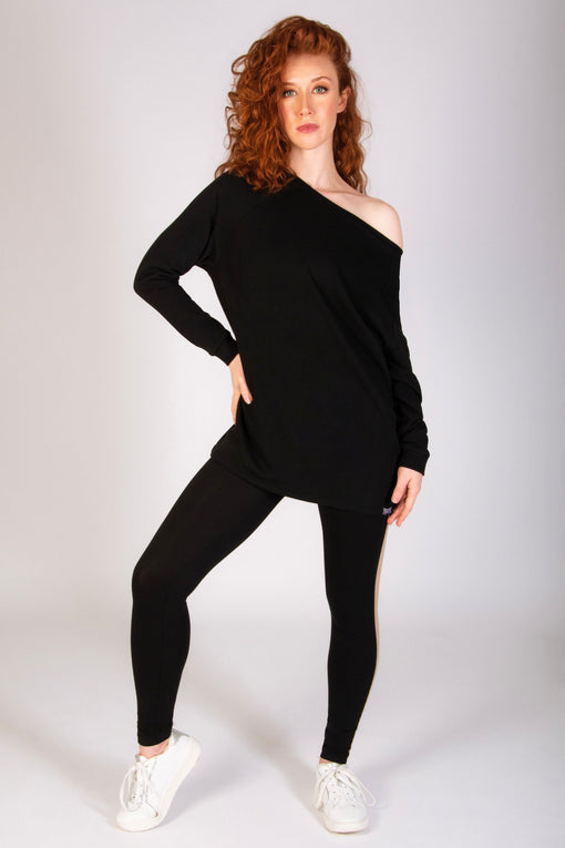 Pineapple Longline Off Shoulder Sweater