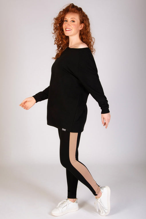 Pineapple Longline Off Shoulder Sweater