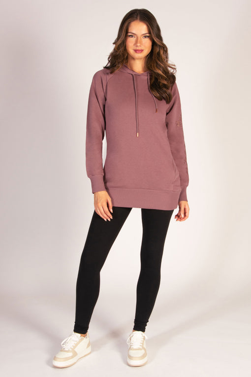 Pineapple Loopback Longline Hoodie