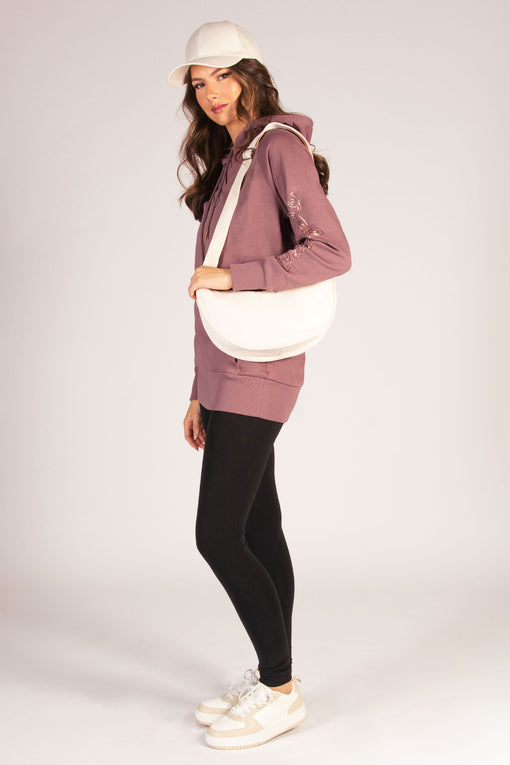 Pineapple Loopback Longline Hoodie