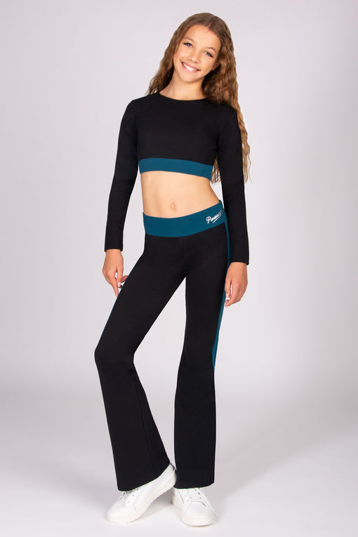 Pineapple Panel Bootcut Jersey Trousers