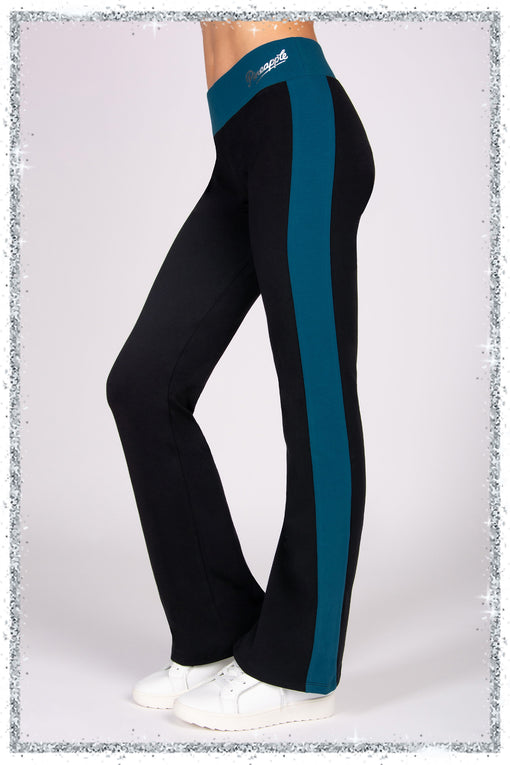 pineapple Panel Bootcut Jersey Trousers