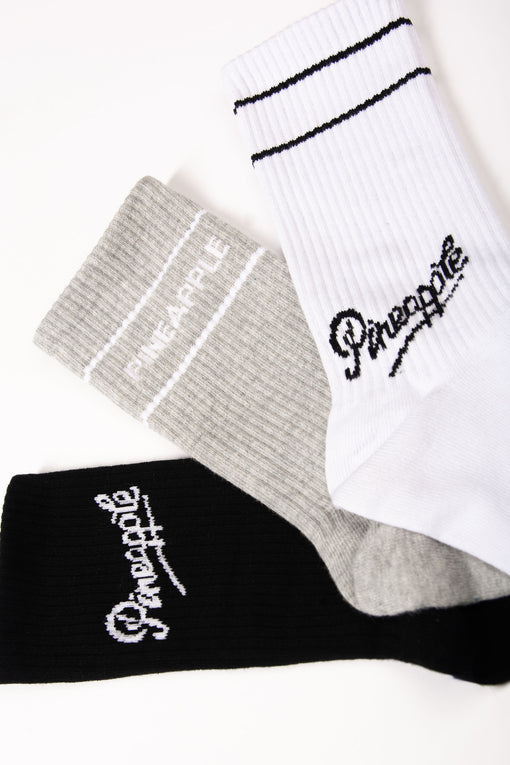 Pineapple Pineapple 3 Pack Crew Socks